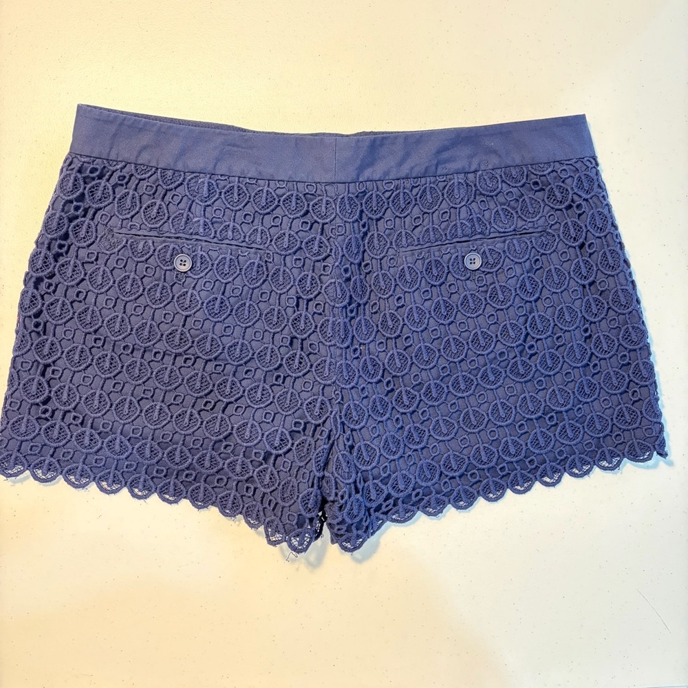 Club Monaco Navy Lace Diaz Aviator Shorts (10) - Picture 5 of 13